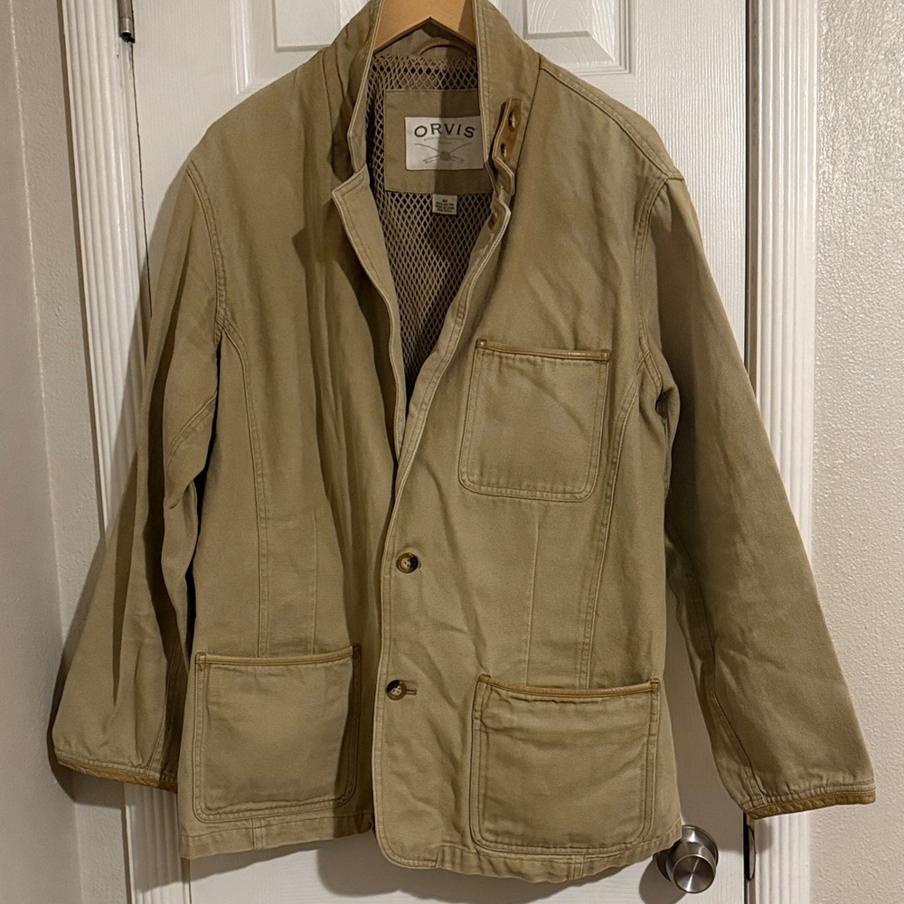 Orvis Men's Khaki Field Jacket